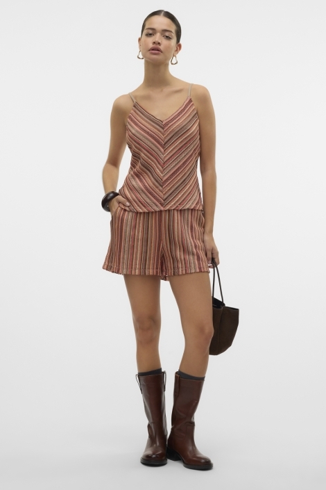 Vero Moda vmdemi stripe nw shorts jrs ga vo